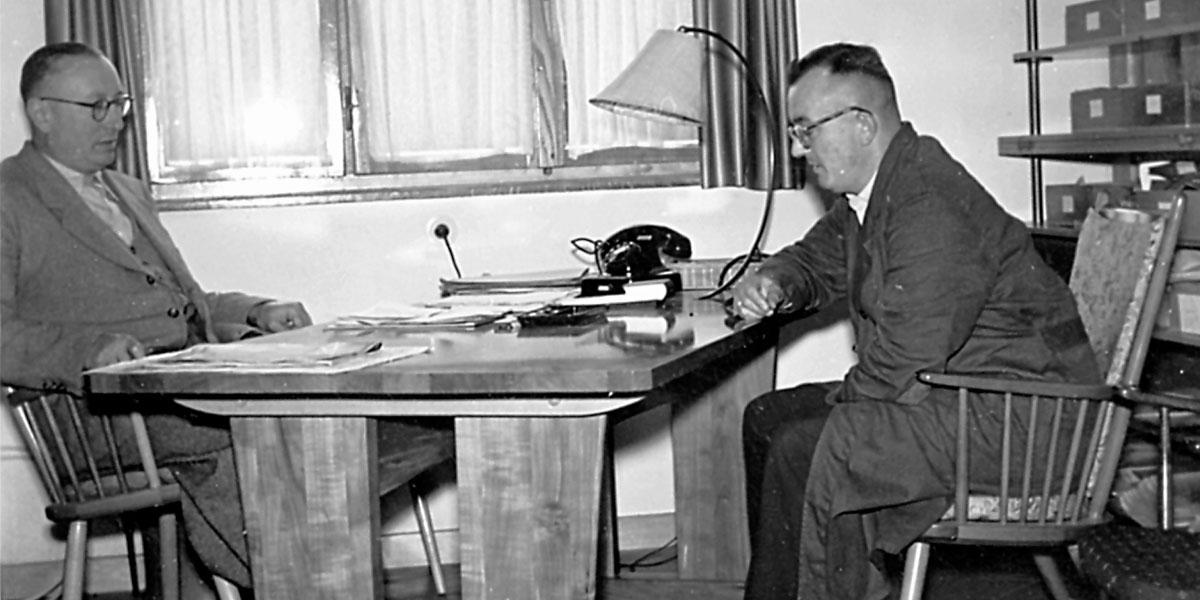 Erich and Herbert Hiller | September 1955